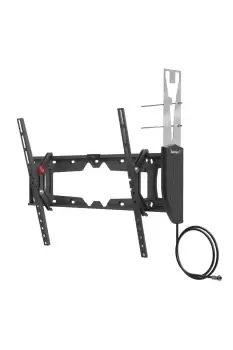 image of 19" to 80" Tilt TV Wall Mount Bracket with Integrated HDTV Antenna