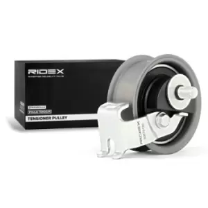 Image of RIDEX Tensioner Pulley, timing belt 308T0126 VW,AUDI,SKODA,Golf IV Schragheck (1J1),Golf IV Variant (1J5),SHARAN (7M8, 7M9, 7M6),Bora Limousine (1J2)