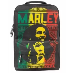 image of Rock Sax Roots Rock Bob Marley Backpack (One Size) (Black)