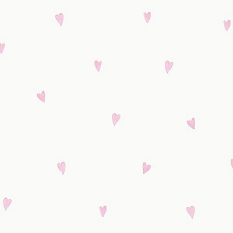Image of Holden Decor Love Hearts Wallpaper Pink Holden 12581