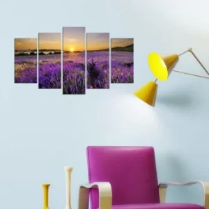 Image of 5MX-135 Multicolor Decorative MDF Painting (5 Pieces)