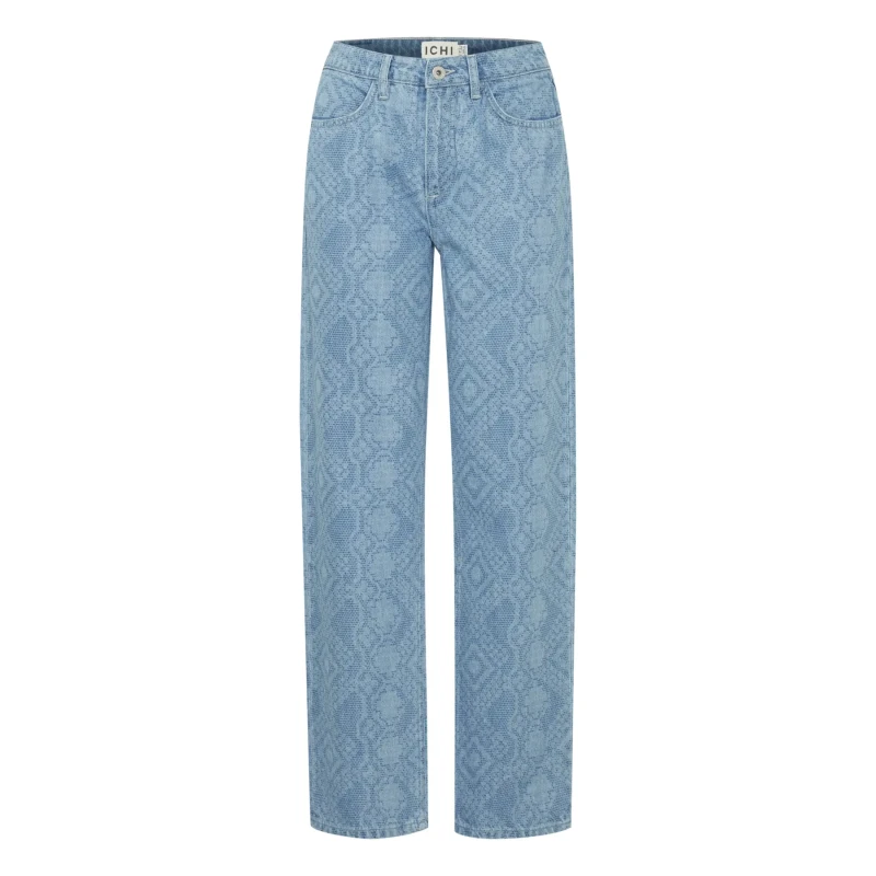 Image of Ichi Womens Trousers Ichi Amilias Bleu Female 28x32