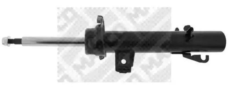 Image of MAPCO 40675 Shock absorber Front Axle Left, Gas Pressure, Twin-Tube, Spring-bearing Damper, Top pin Shock Absorber (854)