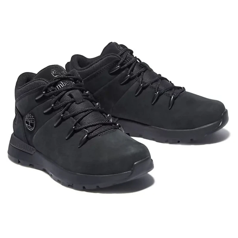 Image of Timberland Black Sprint Trekker Youth Boots Black UK 4 (EU 37)