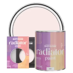 Image of Rust-Oleum Radiator Paint, Matt Finish - China Rose - 750ml