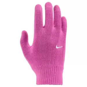 image of Nike Youth Swoosh Knit Gloves - Pink