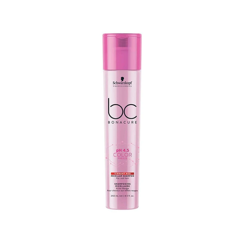 Image of Schwarzkopf Professional BC Bonacure pH 4.5 Colour Freeze Vibrant Red Micellar Shampoo 250ml