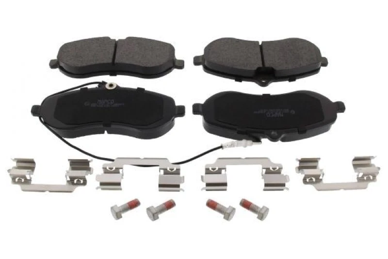 Image of MAPCO 6851 Brake pad set Front Axle, incl. wear warning contact Brake Pad Set,disc brake (402)