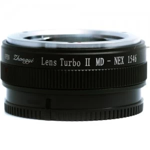 image of Zhongyi Lens Turbo Adapters ver II for Minolta MD Lens to Sony E Mount Camera