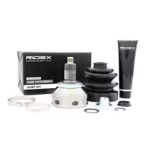 Image of RIDEX CV Joint VW,AUDI,SKODA 5J0075 6C0498099A,6C0498099AX,6Q0407311Q Axle Joint,Joint Kit, drive shaft 6Q0498099B,6Q0498099E,6Q0498099EX,6C0498099A