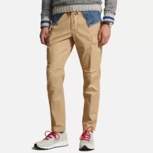Image of Polo Ralph Lauren Mens Slim Fit Twill Cargo Trousers - Vintage Khaki - W36/L32
