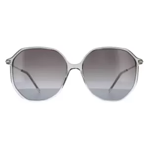 Image of Round Grey Shaded Crystal Dark Grey Gradient 90041091