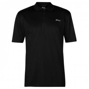 image of Slazenger Golf Solid Polo Shirt Mens - Black