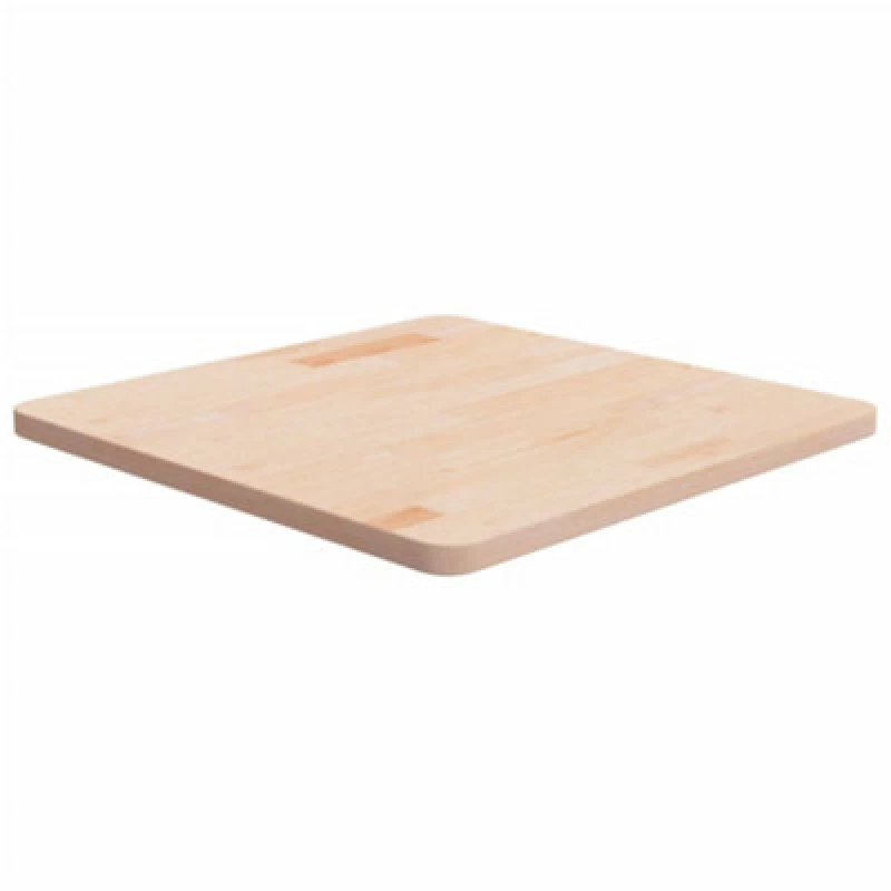 Image of Vidaxl Square Table Top 60X60X2.5cm Untreated Solid Wood Oak
