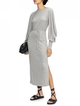 Ted Baker Blubela Structured Sleeve Midi Dress - Grey, Size 2=10, Women