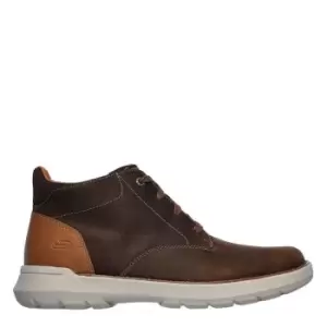 Image of Skechers Round Toe Lace Up - Brown