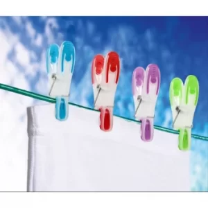 image of SupaHome Soft Grip Plastic Clothes Pegs Pack 20