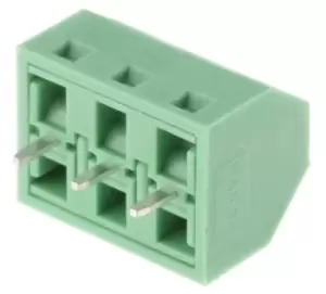 Phoenix Contact Smkdsn1,5/3-5,08 Terminal Block, Wire To Brd, 3Pos, 16Awg