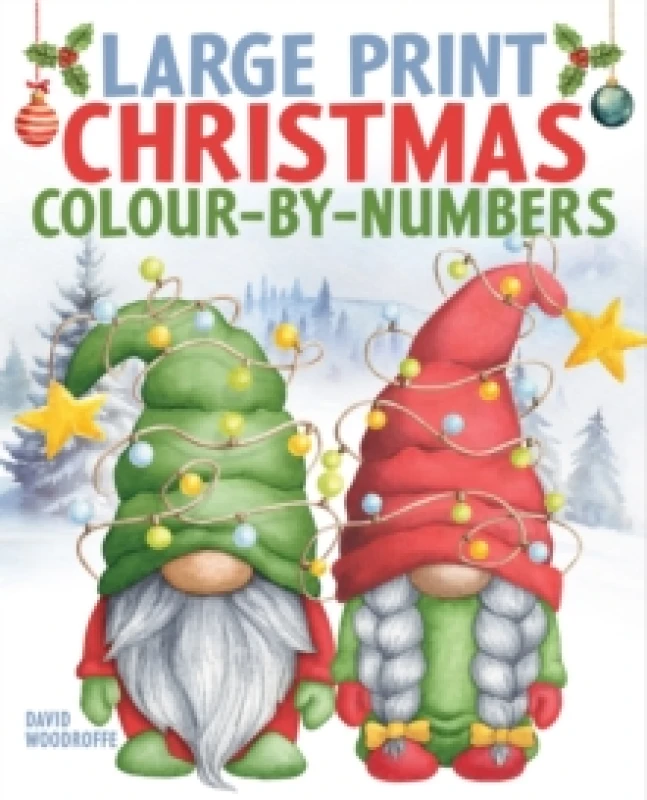 Image of Large Print Christmas Colour-by-Numbers Paperback / softback