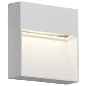 image of LED Square Wall /Guide light - White, 230V IP44 4W