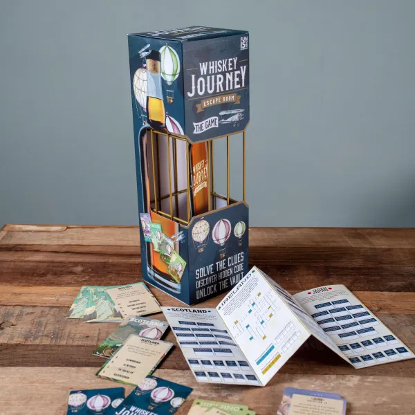 image of Whiskey Journey Escape Room Game - Whiskey Gift