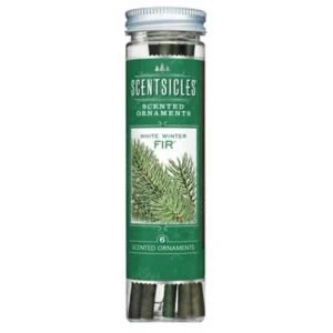 Image of ScentSicles Winter fir Christmas decoration Pack of 6