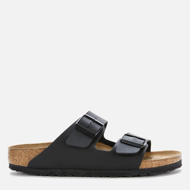 Image of Birkenstock Black Birko-Flor Arizona Sandals (Womens) Black Female 37 209174UK