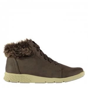 Image of Kangol Elise Lace Ladies Boots - Brown