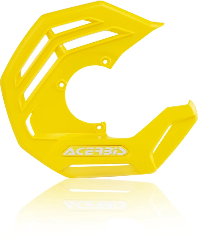 Image of 0024328.060 - Acerbis X-Future Front Disc Brake Cover - Yellow Yellow 0024328.060