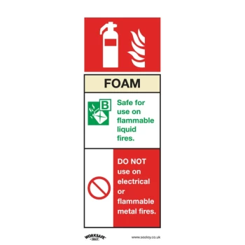 image of Safety Sign - Foam Fire Extinguisher - Self-Adhesive