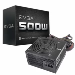 Image of EVGA 100-W1-0500-K3 500 W W1 Series Budget ATX PC Power Supply Black