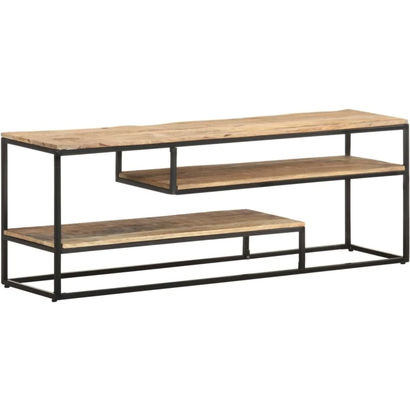 Image of VIDAXL TV Cabinet 130x30x45cm Rough Mango Wood Vidaxl 8720286105153