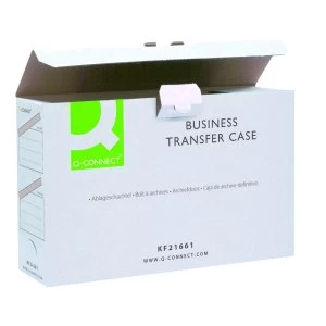 Image of Q Connect White Business Transfer Case Pack of 10 KF21661