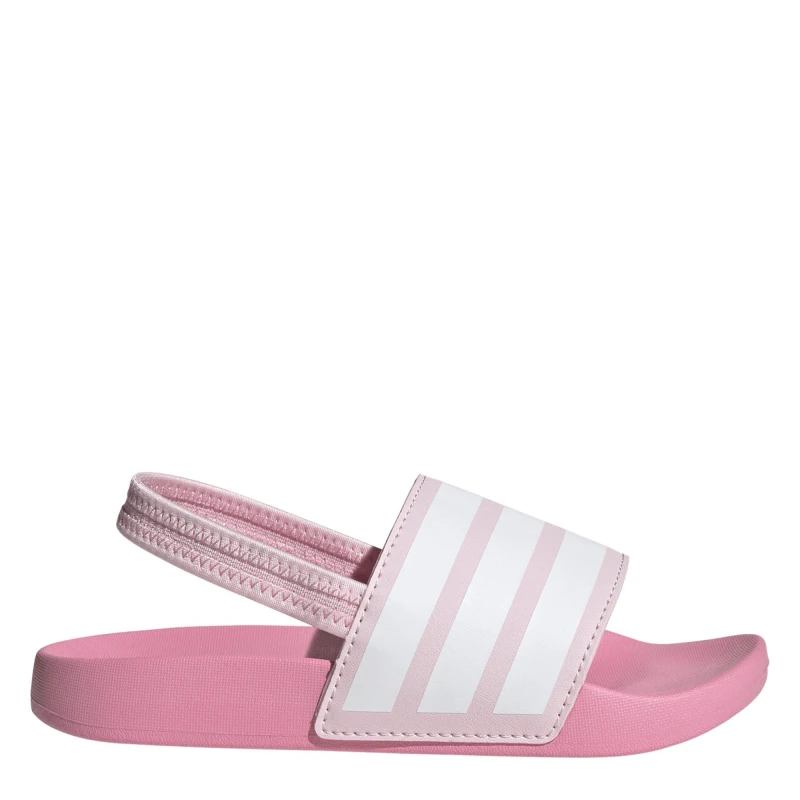 Image of adidas Adilette Estrap Slides Kids Pink/White male C11 (29)
