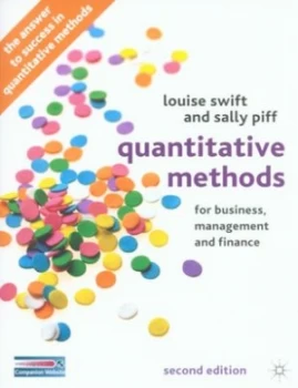 Image of Quantitative Methods for Business Management and Finance by Louise Swift and Sally Piff Paperback