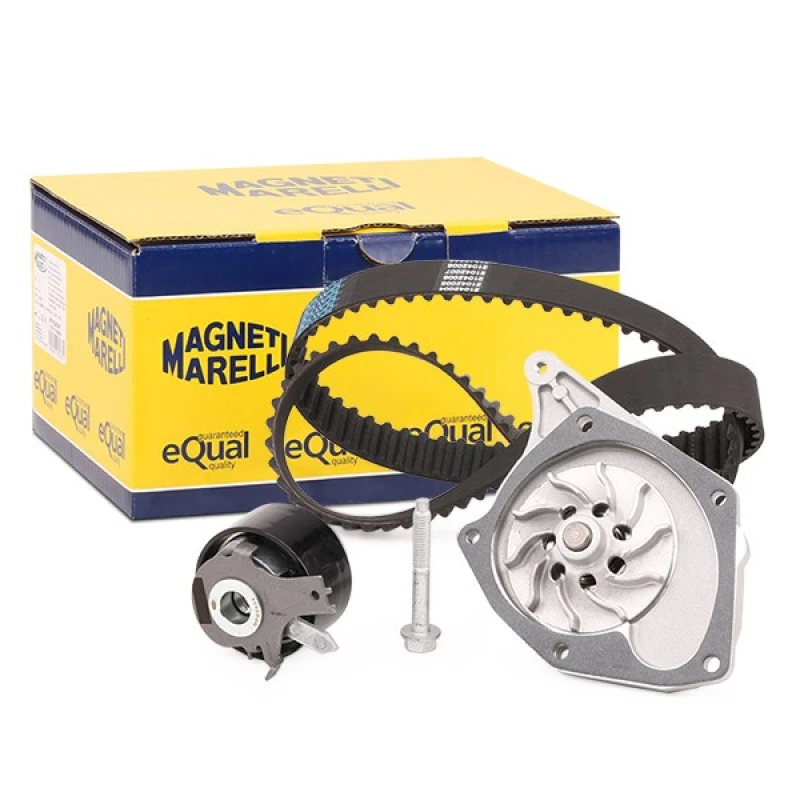 Image of MAGNETI MARELLI Water pump and timing belt kit MAGNETI MARELLI 132011160012