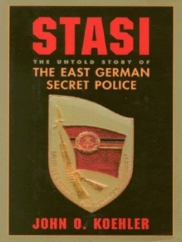 Image of Stasi by John Koehler Hardback