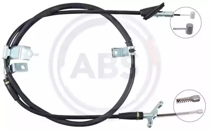 Image of A.B.S. Handbrake cable A.B.S. K14104