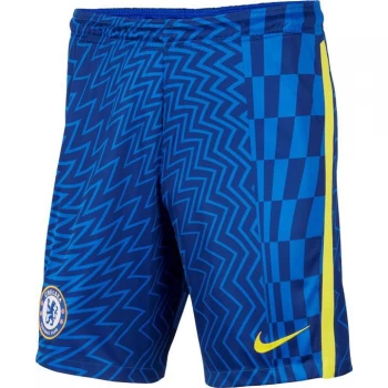 Image of Nike Chelsea Home Shorts 2021 2022 - Blue