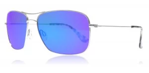 image of Maui Jim Wiki Wiki Sunglasses Silver B246-17 Polariserade 59mm