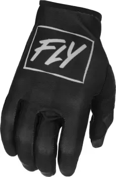 Image of Fly Racing Lite Motocross Gloves, black-grey, Size S, black-grey, Size S