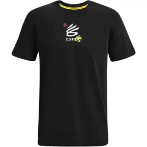 image of Under Armour Armour Curry T-Shirt Mens - Black