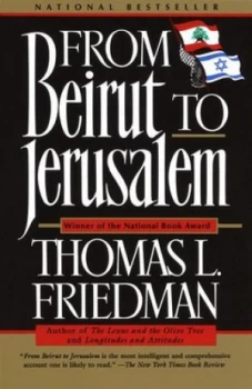 Image of From Beirut to Jerusalem by Thomas L. Friedman Paperback
