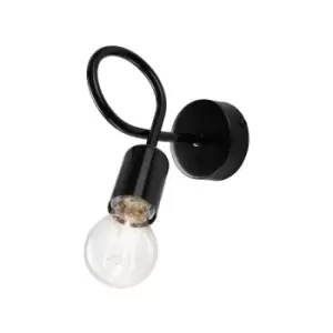 Image of Netlighting Camilla Wall Light Black, 1x E27
