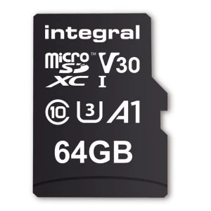 Image of Integral 64GB MicroSDXC Memory Card