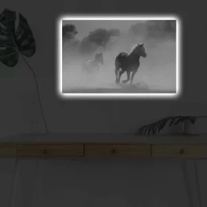 Image of 4570DHDACT-125 Multicolor Decorative LED Lighted Canvas Painting