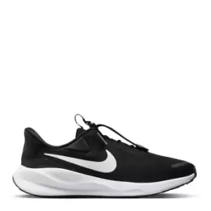 Image of Nike Revolution 7 FlyEase Mens Easy On/Off Road Running Shoes - Black