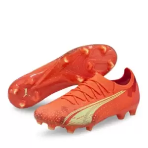 image of Puma Ultra 1.2 FG Football Boots - Orange