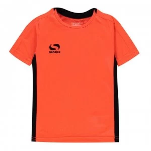 image of Sondico T Shirt Infants - FluOrange/Black