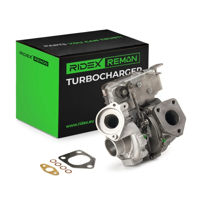Image of RIDEX REMAN 2234C0341R Turbocharger with oil supply line Charger,charging system (2234)